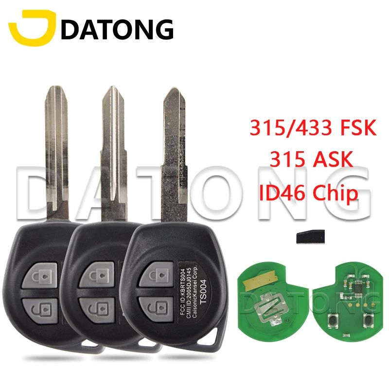 Datong World Car Remote Key For Suzuki Swift Jimny Splash SX4 Alto Vitara Ignis ID46 315 ASK KBRTS004 HU87 Blade
Datong World Car Remote Key For Suzuki Swift Jimny Splash SX4 Alto Vitara Ignis ID46 315 ASK KBRTS004 HU87 Blade