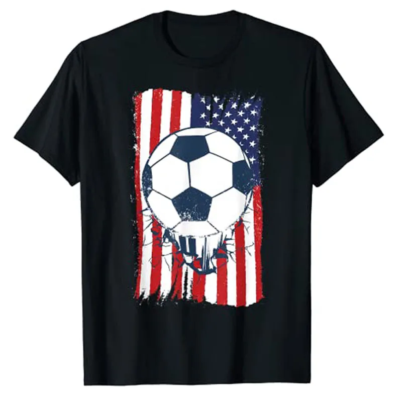 Soccer USA Flag T-Shirt, Soccer Ball Graphic Boys Kids Tee Top Sports Men Clothing American Football Fans Outfits Basics Outfits
Soccer USA Flag T-Shirt, Soccer Ball Graphic Boys Kids Tee Top Sports Men Clothing American Football Fans Outfits Basics Outfits