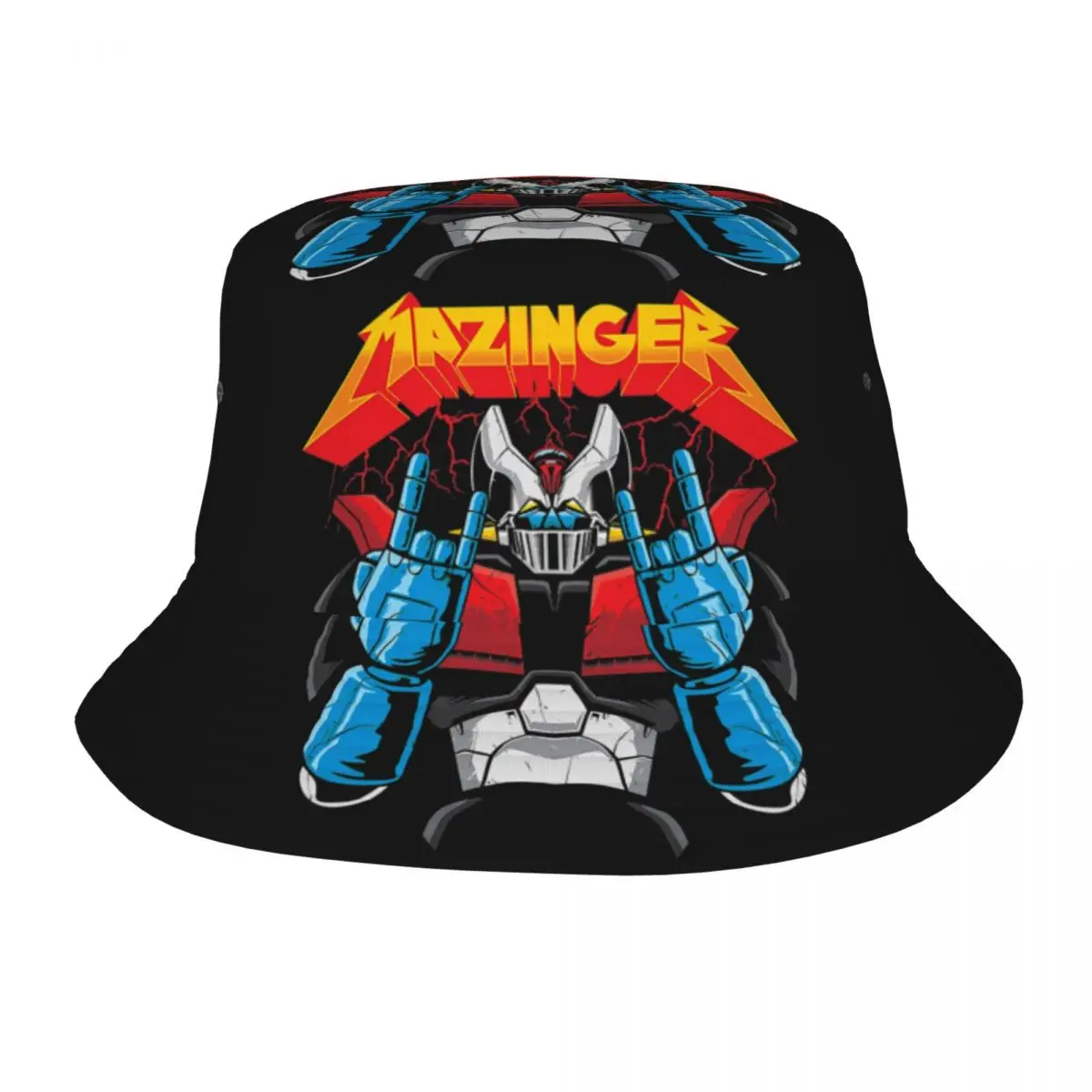 Панама Mazinger Z для женщин и мужчин, шапка с принтом НЛО в стиле унисекс, летняя пляжная кепка от солнца, в стиле аниме, рыбака 
Панама Mazinger Z для женщин и мужчин, шапка с принтом НЛО в стиле унисекс, летняя пляжная кепка от солнца, в стиле аниме, рыбака