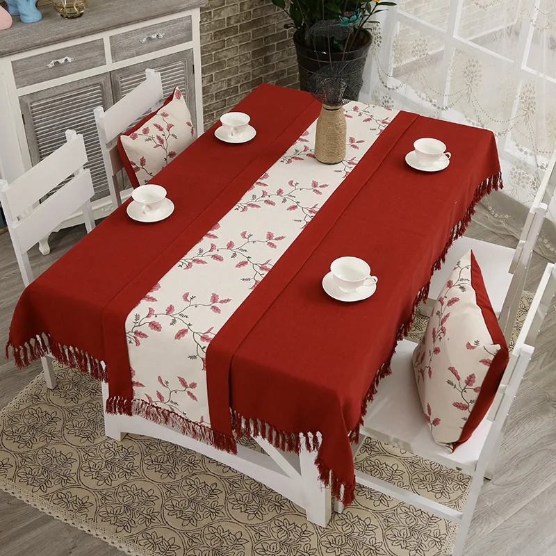 Luxury Modern Tablerunner Chinese Flower Cotton Linen Tablecloth Household Rectangular Coffee Table Chair Wedding Decoration
Luxury Modern Tablerunner Chinese Flower Cotton Linen Tablecloth Household Rectangular Coffee Table Chair Wedding Decoration