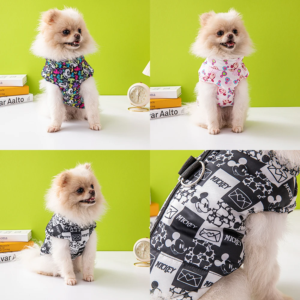 Disney's New Thickened Padded Dog Vest Cute Print Mickey Minnie Dog Clothes Winter Warm Pet Clothes Dog Costumes Puppy Clothes
Disney's New Thickened Padded Dog Vest Cute Print Mickey Minnie Dog Clothes Winter Warm Pet Clothes Dog Costumes Puppy Clothes