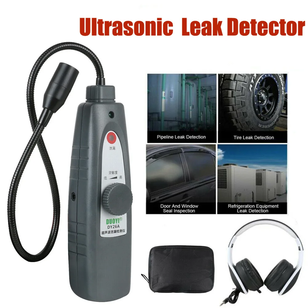 DY26A Ultrasonic Leak Detector DY26A Tire Water Tank Leak-proof Auto Air Conditioning Compression System Detector Without Batter
DY26A Ultrasonic Leak Detector DY26A Tire Water Tank Leak-proof Auto Air Conditioning Compression System Detector Without Batter