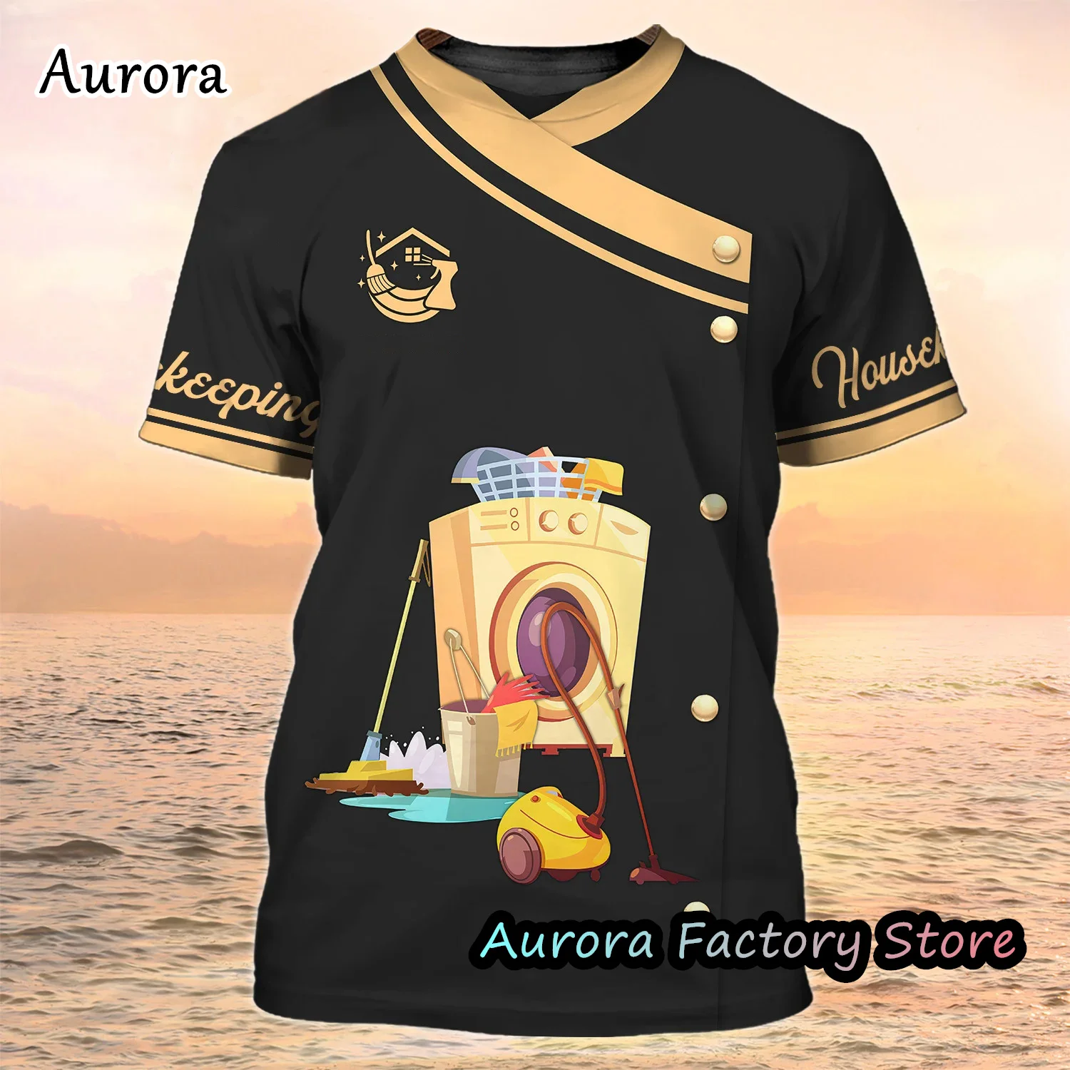Summer Men Women Housekeeping T-Shirt Fashion Short Sleeve Clothing Unisex O-Neck Tops Tees Male Casual Oversized Streetwear
Summer Men Women Housekeeping T-Shirt Fashion Short Sleeve Clothing Unisex O-Neck Tops Tees Male Casual Oversized Streetwear