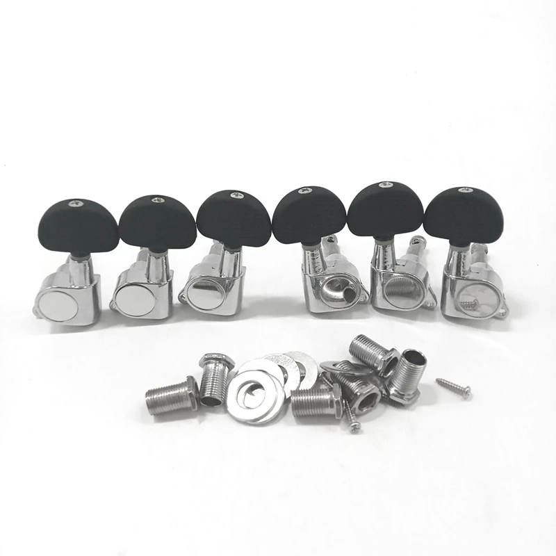6 Pieces Guitar String Tuning Key Pegs/Machine Head Knobs(For Left And Right) For Acoustic Electric Guitar
6 Pieces Guitar String Tuning Key Pegs/Machine Head Knobs(For Left And Right) For Acoustic Electric Guitar
