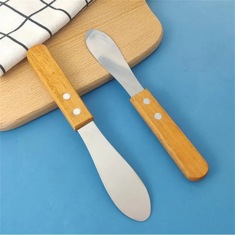 

Полированный нож для масла, современный минималистичный скребок для крема, из нержавеющей стали 420, сглаживающий нож для сливочного сыра, кухонные инструменты