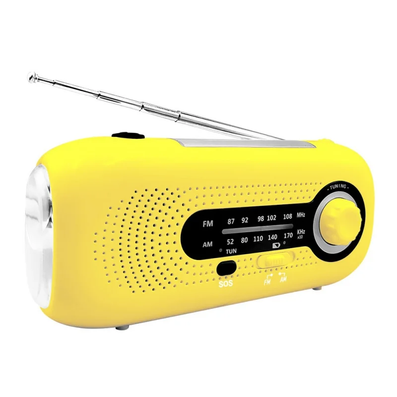 AWIND new Emergency Weather AM/FM Solar Powered mini Radio with SOS 2000mAh Power Bank hand crank mini radio
AWIND new Emergency Weather AM/FM Solar Powered mini Radio with SOS 2000mAh Power Bank hand crank mini radio