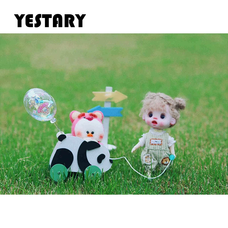 YESTARY BJD Doll Accessories Panda Cart Toys For Blythe Ob11 1/6 1/12 Dolls House Furniture Storage Box Trolley Toys For Kids
YESTARY BJD Doll Accessories Panda Cart Toys For Blythe Ob11 1/6 1/12 Dolls House Furniture Storage Box Trolley Toys For Kids