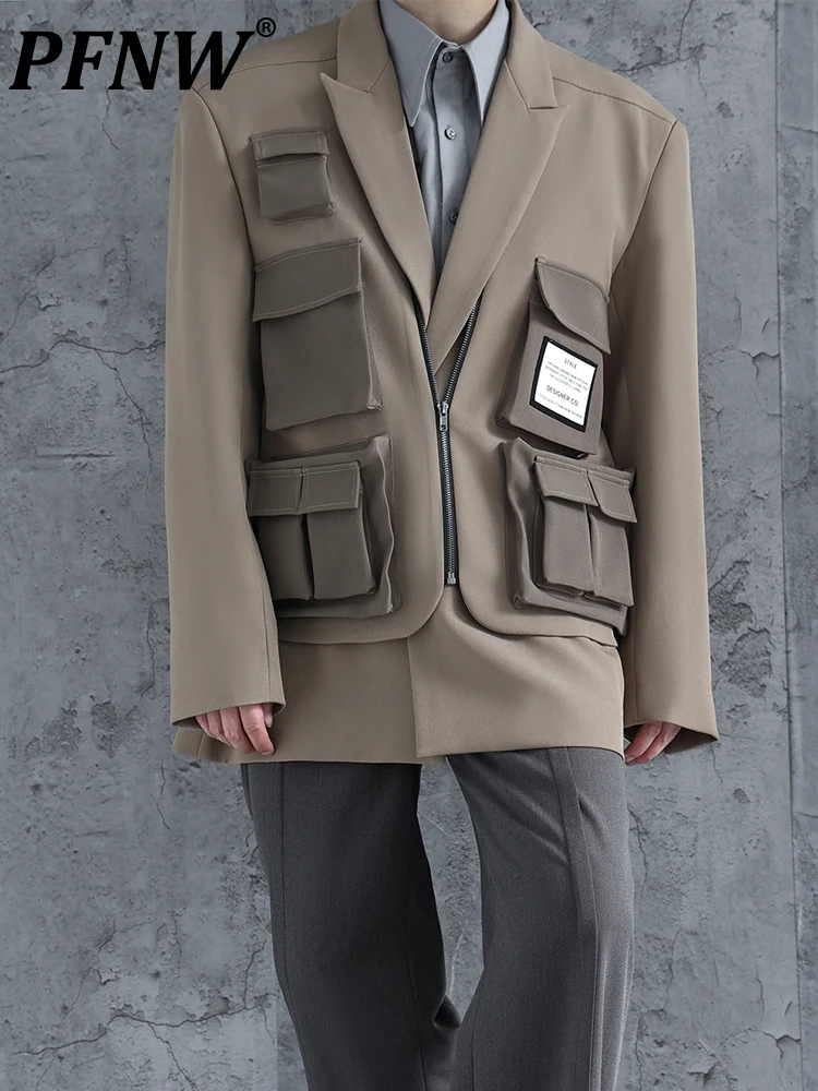 PFNW Autumn Niche Original Fake Two-Piece Workwear Coat Men's Multi Pocket Casual Suit Design High Street Loose Jackets 12A5101
PFNW Autumn Niche Original Fake Two-Piece Workwear Coat Men's Multi Pocket Casual Suit Design High Street Loose Jackets 12A5101