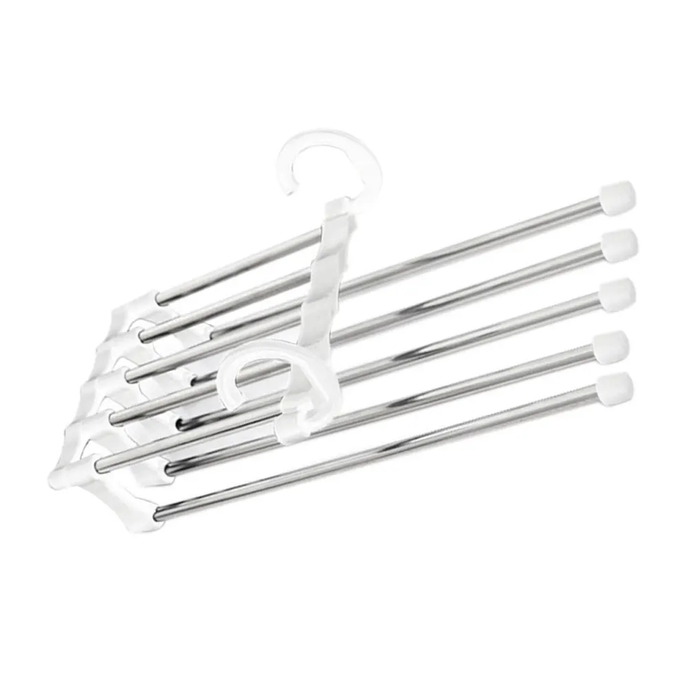 1PC 5 Portable Layer Multi-function Clothes Storage Clothes Hanger Trousers Stainless Steel Shelf Hanger Pants Drying Hanger
1PC 5 Portable Layer Multi-function Clothes Storage Clothes Hanger Trousers Stainless Steel Shelf Hanger Pants Drying Hanger