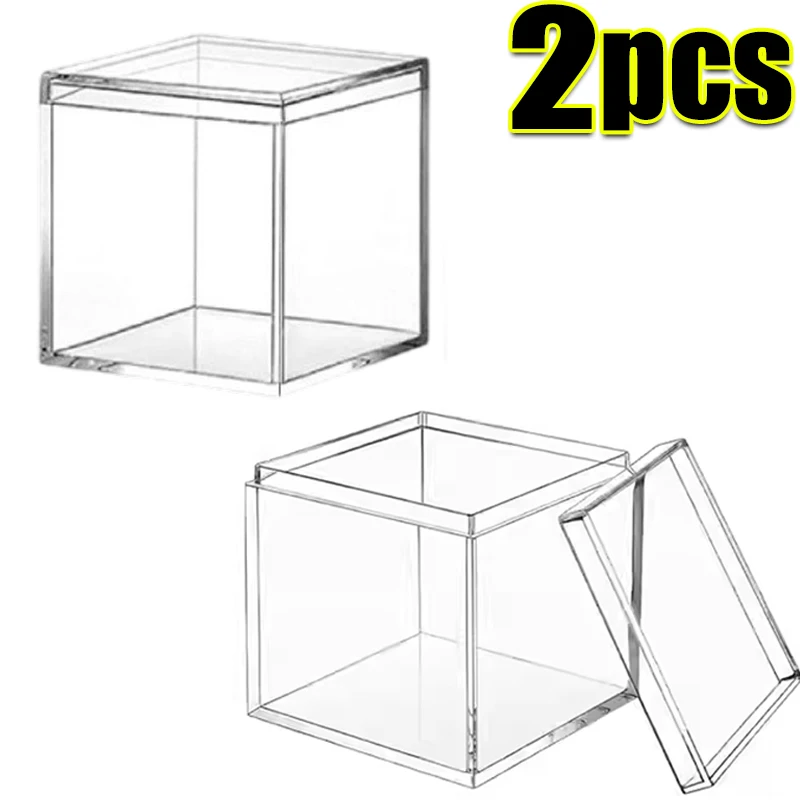 Прозрачные акриловые коробки с крышкой, 5.5х5.5х5.5 см
Прозрачные акриловые коробки с крышкой, 5.5х5.5х5.5 см