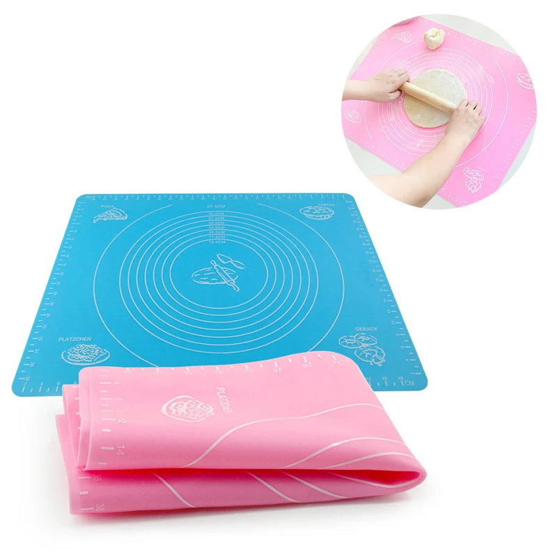 Silicone Thickened Baking Mat Non Stick Baking Pastry Mat Rolling Dough Pad Kneading Mat For Dough Kitchen Tools
Silicone Thickened Baking Mat Non Stick Baking Pastry Mat Rolling Dough Pad Kneading Mat For Dough Kitchen Tools