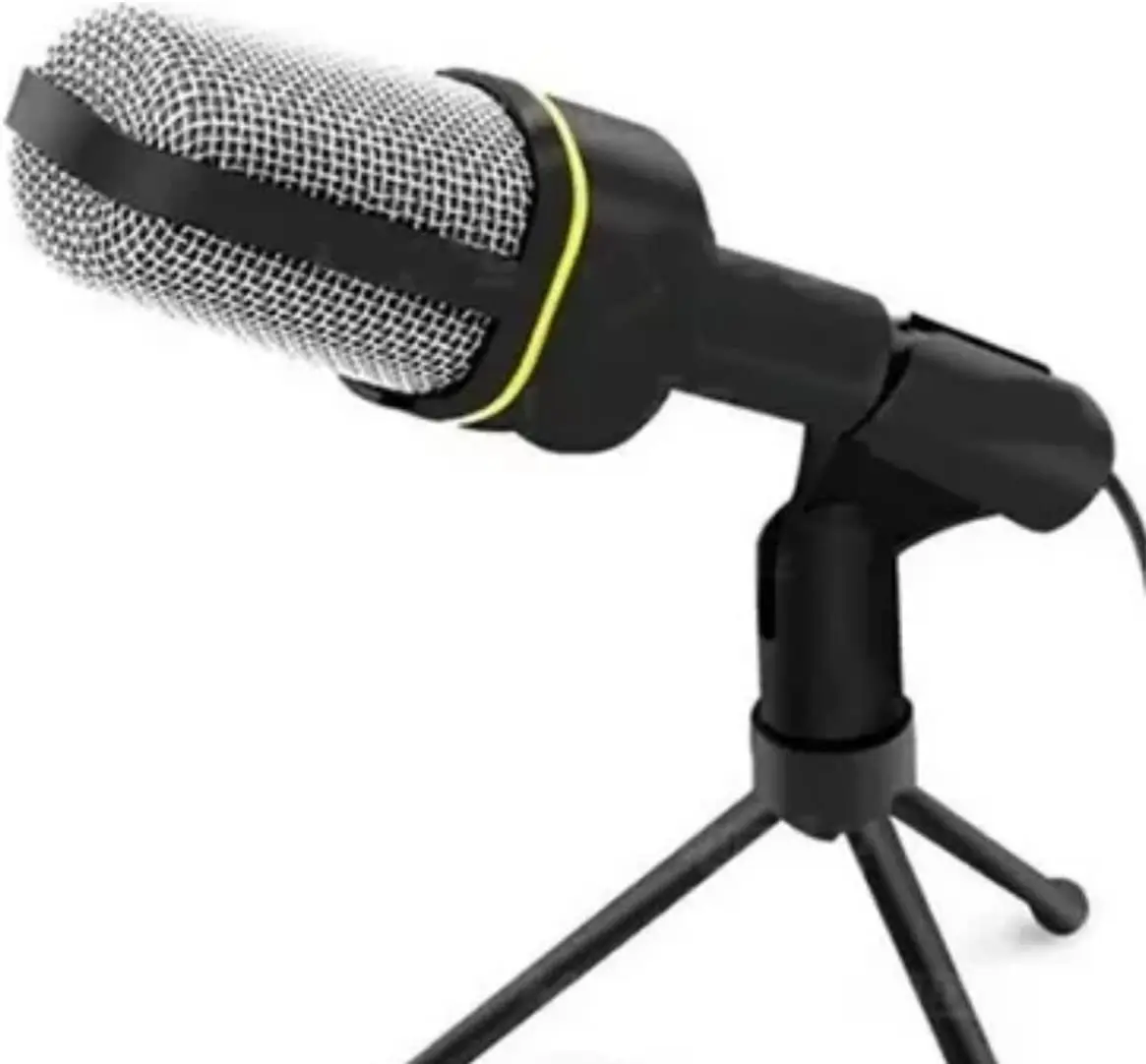 

Microfone Condensador Profissional De Mesa Com Tripé Para Gravação Em Estúdio PCs E Notebooks Portátil