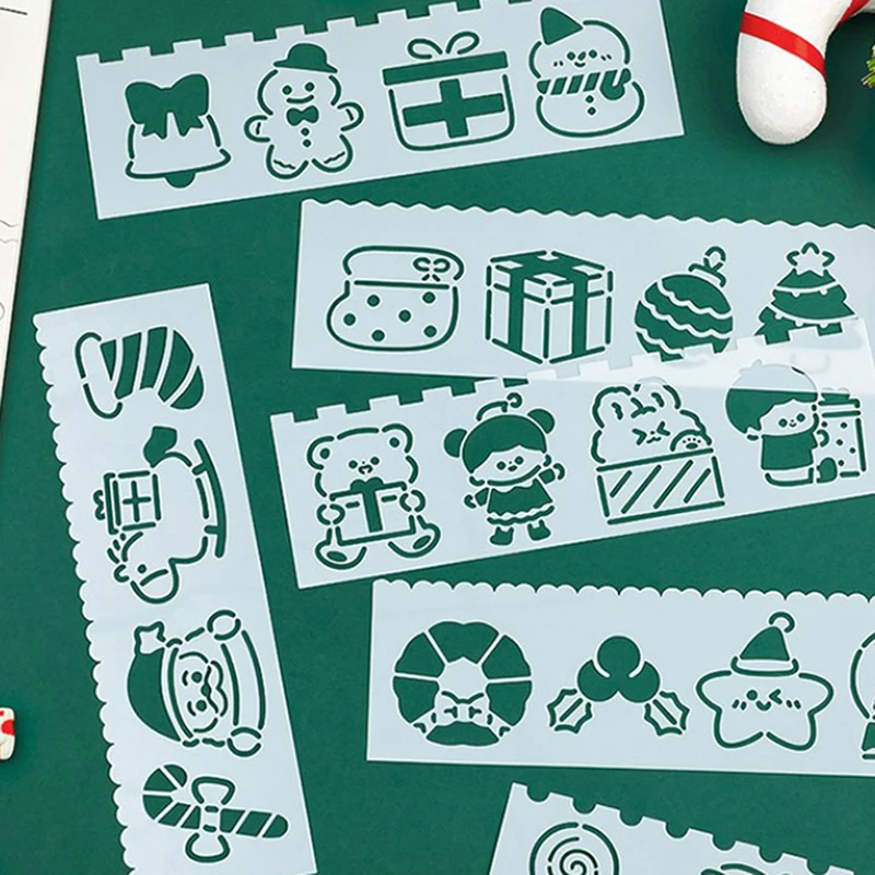 4 шт./Набор милый оригинальный Рождественский Шаблон Линейка Скрапбукинг многофункциональный инструмент для творчества канцелярские прин...
4 шт./Набор милый оригинальный Рождественский Шаблон Линейка Скрапбукинг многофункциональный инструмент для творчества канцелярские прин...