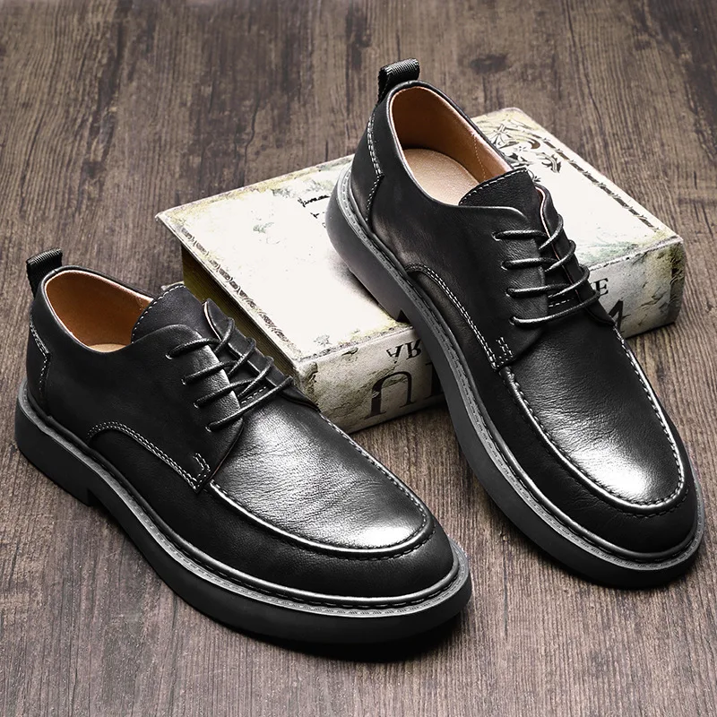 Туфли мужские из натуральной кожи, британская ретро Обувь, Воловья кожа, дышащие, на шнуровке, деловые, классические, Осень-зима
Туфли мужские из натуральной кожи, британская ретро Обувь, Воловья кожа, дышащие, на шнуровке, деловые, классические, Осень-зима
