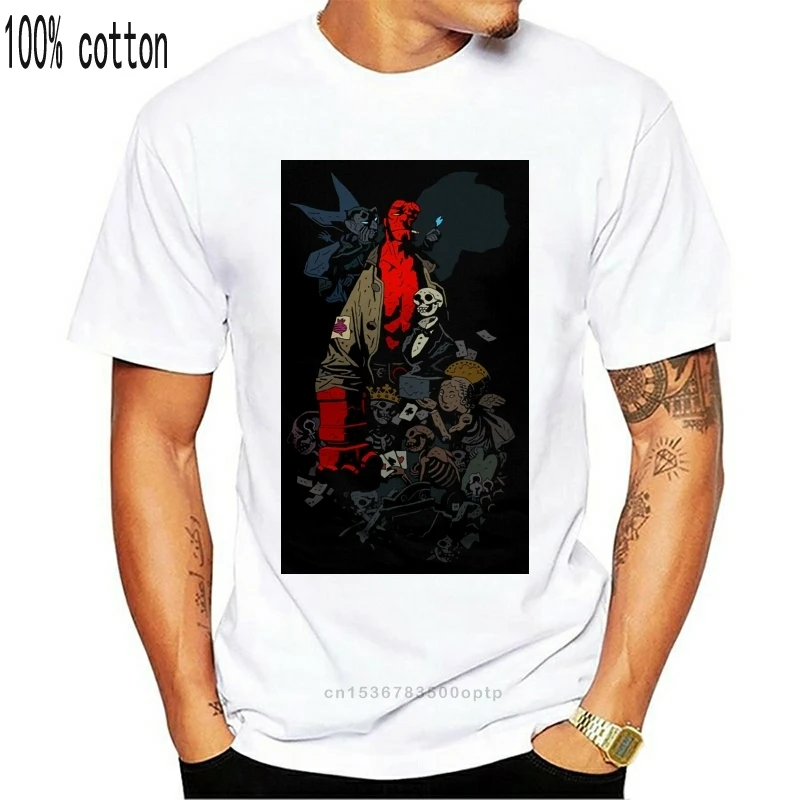 Футболка с графическим принтом Hellboy, хлопковая футболка премиум-класса, Мужская футболка большого размера и цвета
Футболка с графическим принтом Hellboy, хлопковая футболка премиум-класса, Мужская футболка большого размера и цвета