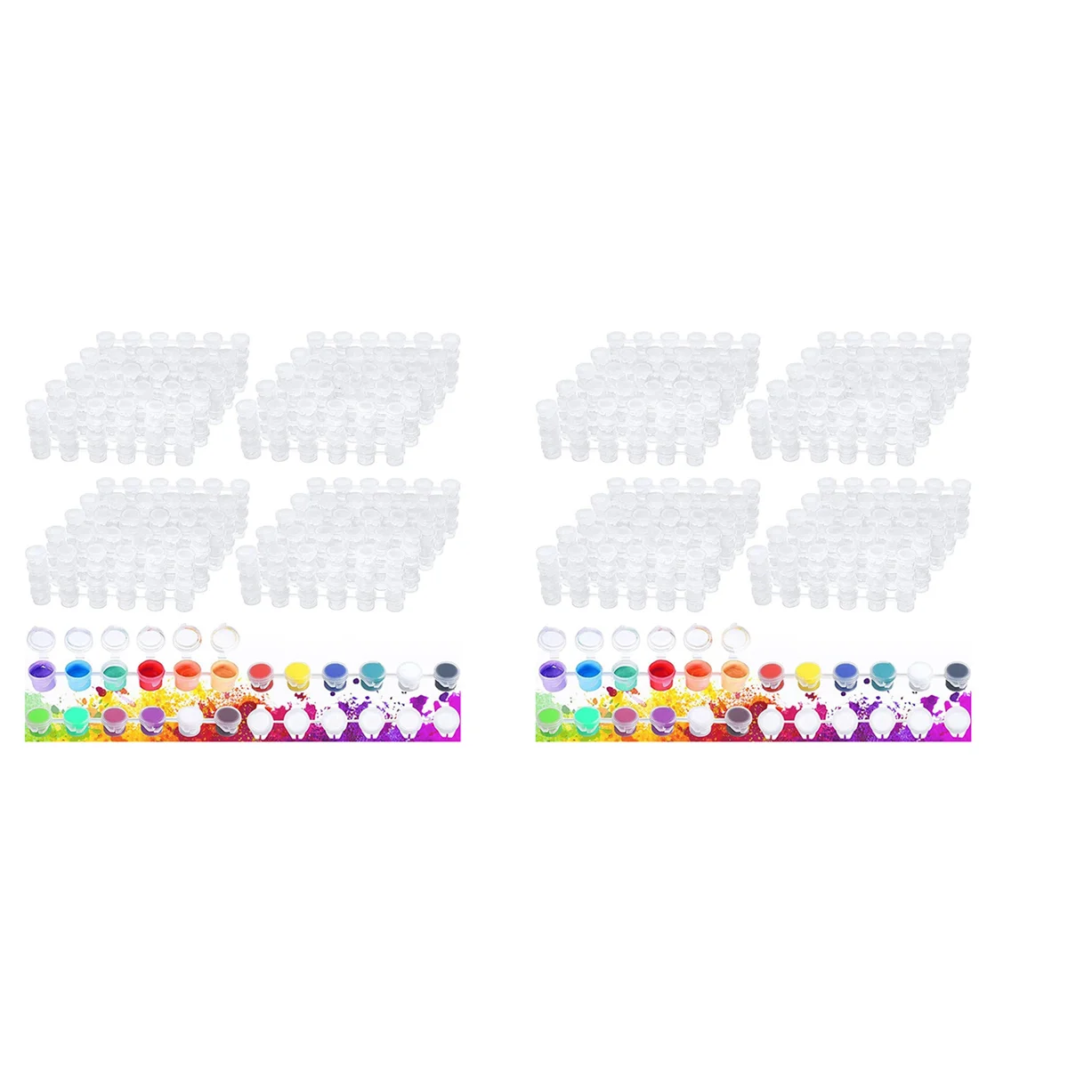 Empty Paint Strips Paint Pots 100Pcs,300 Pots 2Ml Empty Paint Cup Pots with Lids,for Classrooms Paintings Art Festivals
Empty Paint Strips Paint Pots 100Pcs,300 Pots 2Ml Empty Paint Cup Pots with Lids,for Classrooms Paintings Art Festivals