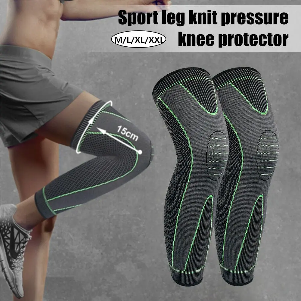 1PC Professional Leg Protectors Knee Support Brace Compression Long Full Legs Sleeve Arthritis Running Gym Sport Knee Pads
1PC Professional Leg Protectors Knee Support Brace Compression Long Full Legs Sleeve Arthritis Running Gym Sport Knee Pads