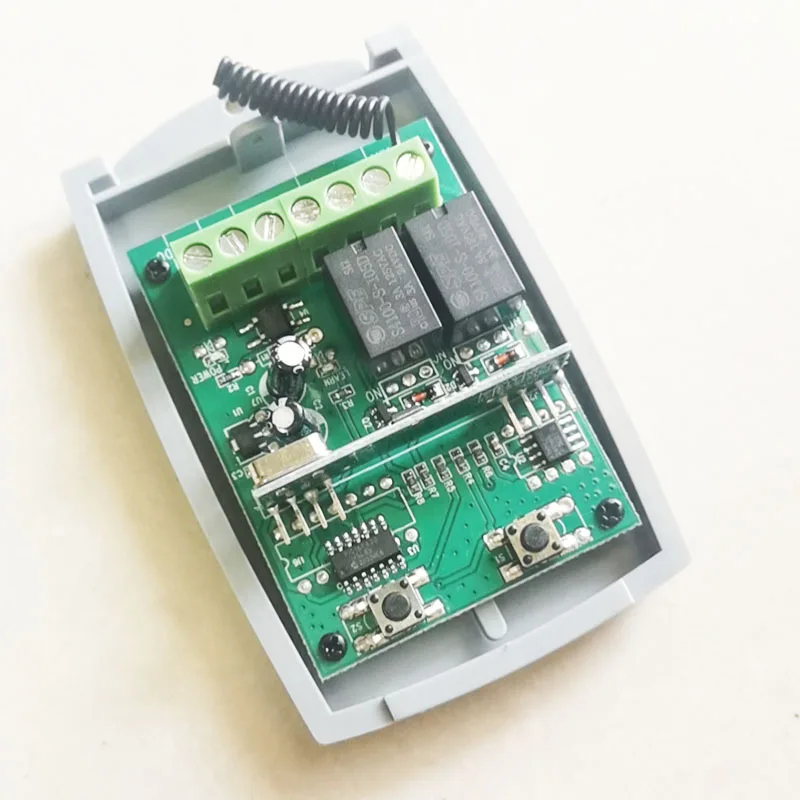 Receiver 433MHZ Remote Controller 433MHz Frequency AC/DC 9V - 24V With Instruction
Receiver 433MHZ Remote Controller 433MHz Frequency AC/DC 9V - 24V With Instruction