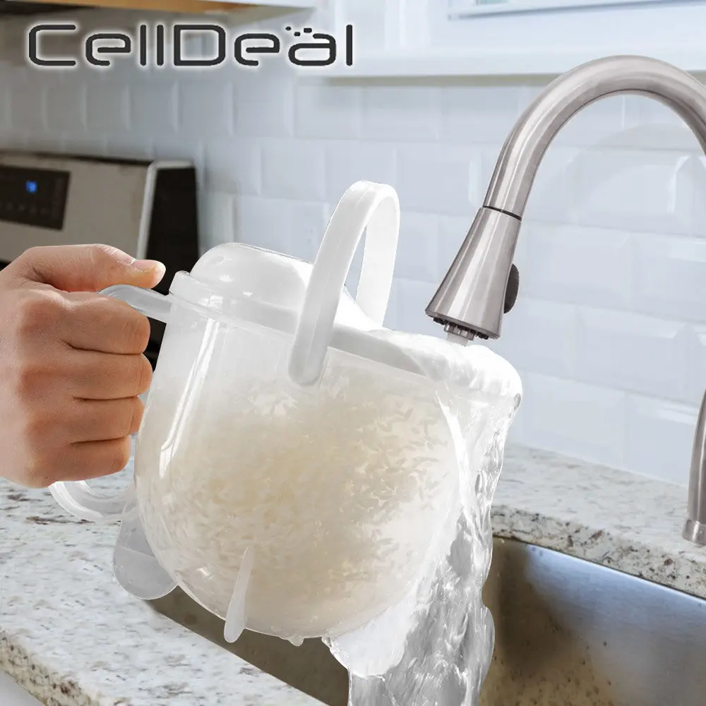 Plastic Convective Rice Washer Quick Wash Rice Device Portable Rice Bean Washing Tools Strainer Convenient Kitchen Gadgets
Plastic Convective Rice Washer Quick Wash Rice Device Portable Rice Bean Washing Tools Strainer Convenient Kitchen Gadgets