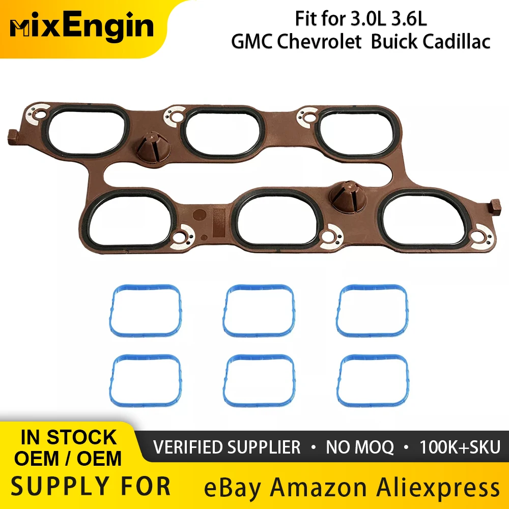 Детали двигателя, комплекты прокладок впускного коллектора, подходят для GMC Terrain Acadia Chevrolet Buick Cadillac SRX 3.0L 3.6L V6 Gas DOHC
Детали двигателя, комплекты прокладок впускного коллектора, подходят для GMC Terrain Acadia Chevrolet Buick Cadillac SRX 3.0L 3.6L V6 Gas DOHC