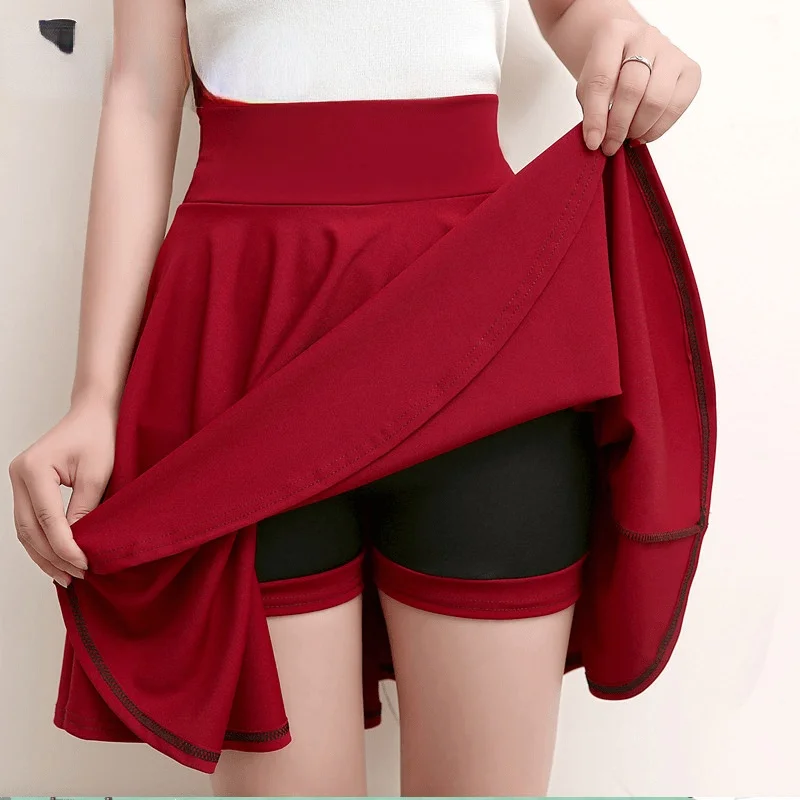 Korean Style Folding Women's Skirt, High Waist, Red and Black Aesthetic Miniskirt, 2022 Summer Collection
Korean Style Folding Women's Skirt, High Waist, Red and Black Aesthetic Miniskirt, 2022 Summer Collection