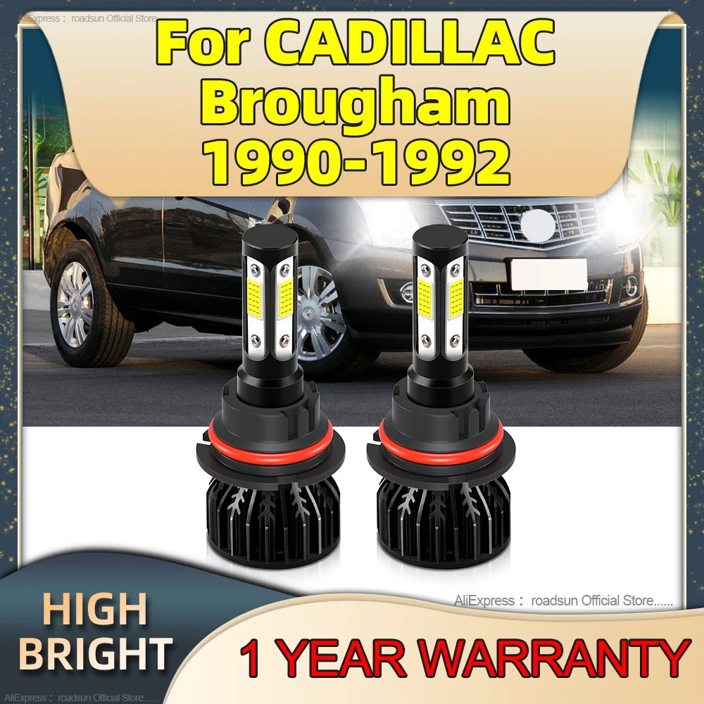 Лампы для фар CADILLAC бругем 1990 1991 1992 180 Вт 12 В 6000K 9004 4 боковых лампы с вентилятором