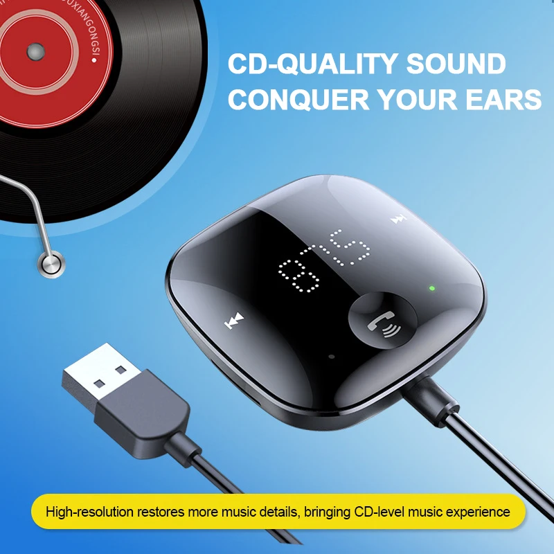 Bluetooth 5,0 MP3 музыкальный приемник плеер беспроводной Bluetooth FM-передатчик AUX аудио приемник автомобильный комплект громкой связи функция памяти
Bluetooth 5,0 MP3 музыкальный приемник плеер беспроводной Bluetooth FM-передатчик AUX аудио приемник автомобильный комплект громкой связи функция памяти