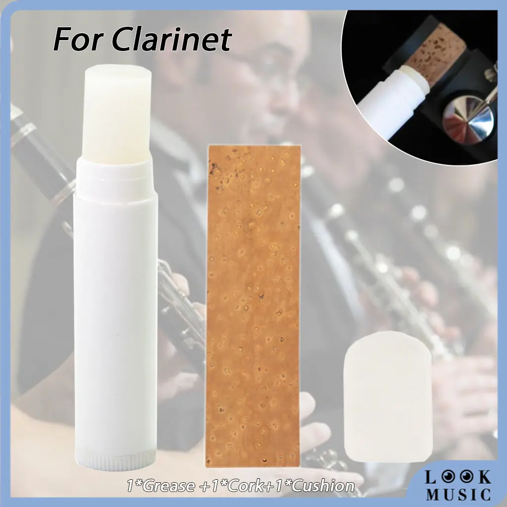 LOOK 0.5mm Mouthpiece Pads Cushions Cork Grease Tenor/Alto Clarinet Corks For Clarinet Mouthpiece Clarinet Set Woodwind Repair
LOOK 0.5mm Mouthpiece Pads Cushions Cork Grease Tenor/Alto Clarinet Corks For Clarinet Mouthpiece Clarinet Set Woodwind Repair