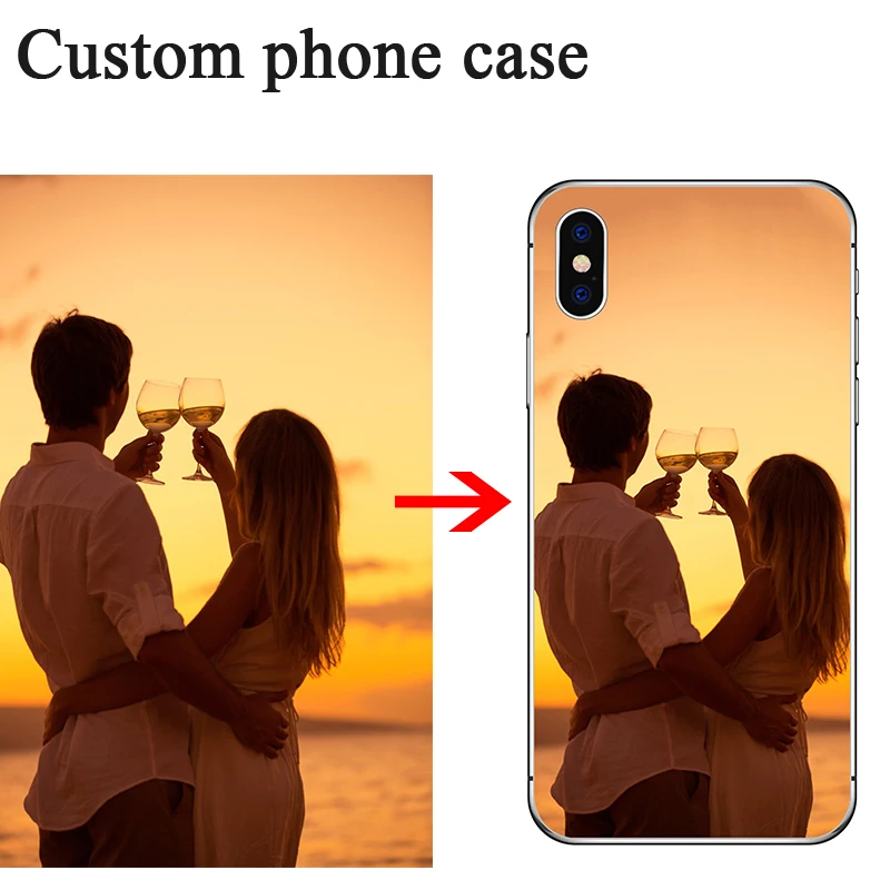 

Custom Case For Huawei Honor 30 P30 Pro P20 Lite Mate 20 P Smart 2020 Y7 Y6 Y5 2019 Honor 9X Cover Customized Picture Coque