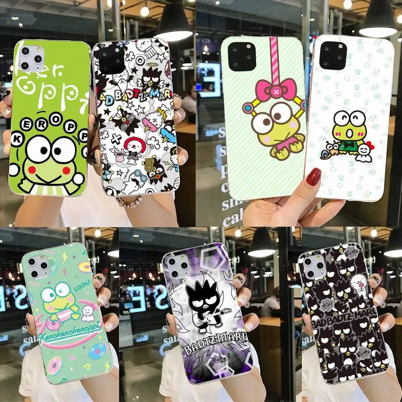 Cute cartoon Badtz Maru Keroppi Phone Case For iphone 13 12 11 Pro Max Mini XS Max 8 7 Plus X SE 2020 XR Silicone Soft cover
Cute cartoon Badtz Maru Keroppi Phone Case For iphone 13 12 11 Pro Max Mini XS Max 8 7 Plus X SE 2020 XR Silicone Soft cover
