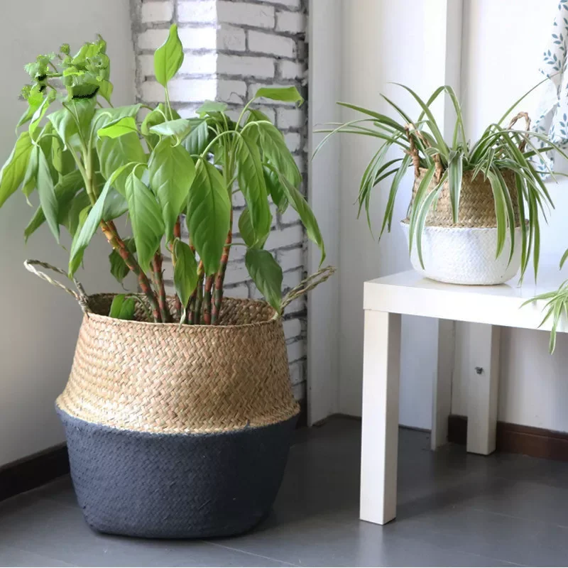 2023NEW Bamboo Storage Baskets Foldable Laundry Straw Patchwork Wicker Rattan Seagrass Belly Garden Flower Pot Plante Basket
2023NEW Bamboo Storage Baskets Foldable Laundry Straw Patchwork Wicker Rattan Seagrass Belly Garden Flower Pot Plante Basket