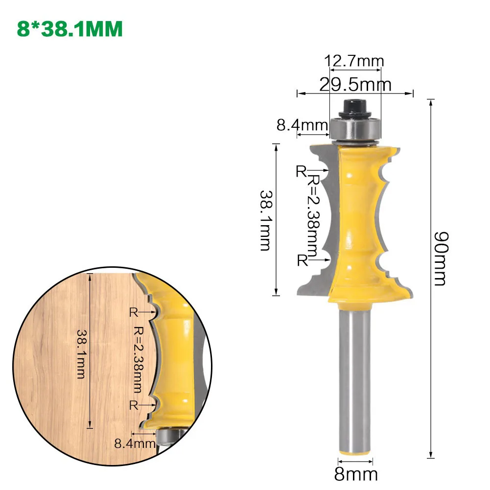 Smooth stock cutting solid hardened steel bodies router bit for woodworking 8MM 12MM 12 7MM shank durable materials
Smooth stock cutting solid hardened steel bodies router bit for woodworking 8MM 12MM 12 7MM shank durable materials