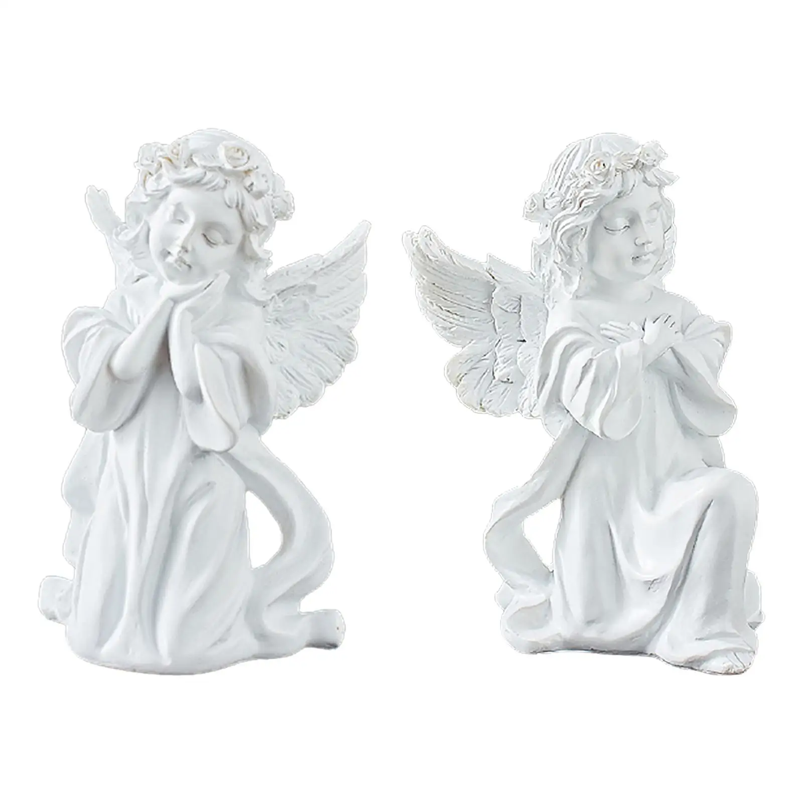 Adorable Angel Figurine Resin Craft Fairy Girl Sculpture Cherub Statue for Shelf Desk Living Room Arrangement Decor
Adorable Angel Figurine Resin Craft Fairy Girl Sculpture Cherub Statue for Shelf Desk Living Room Arrangement Decor