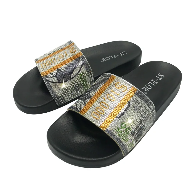 2022 Summer Women Slippers Outdoor Ladies Slip On Flip Flops Metal Bling Decoration Flat Beach Shoes Indoor Flat Sandals
2022 Summer Women Slippers Outdoor Ladies Slip On Flip Flops Metal Bling Decoration Flat Beach Shoes Indoor Flat Sandals