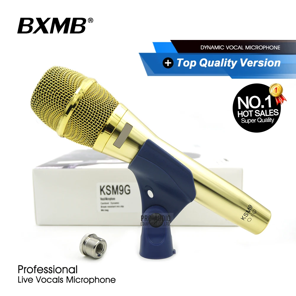 Top Quality Special Edition KSM9 Professional Wired Microphone KSM9G Super-cardioid Handheld Mic For Live Vocals Karaoke Studio
Top Quality Special Edition KSM9 Professional Wired Microphone KSM9G Super-cardioid Handheld Mic For Live Vocals Karaoke Studio