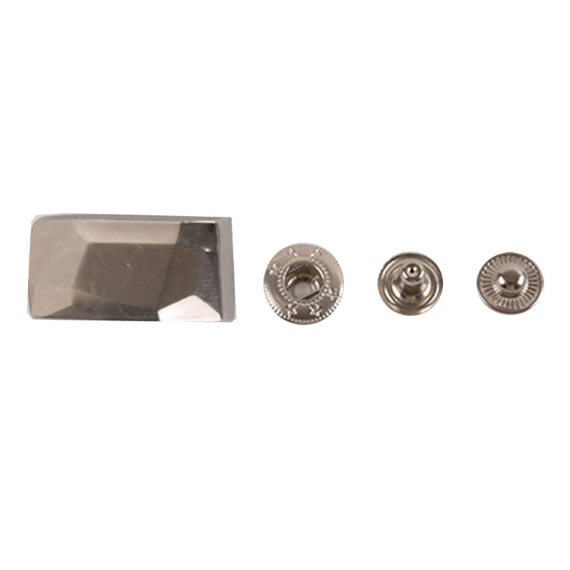 Metal Snap Fasteners Snap Buttons Press Studs Rectangle Repair Parts for Bags DIY Handmade Leather Crafts Accessories
Metal Snap Fasteners Snap Buttons Press Studs Rectangle Repair Parts for Bags DIY Handmade Leather Crafts Accessories