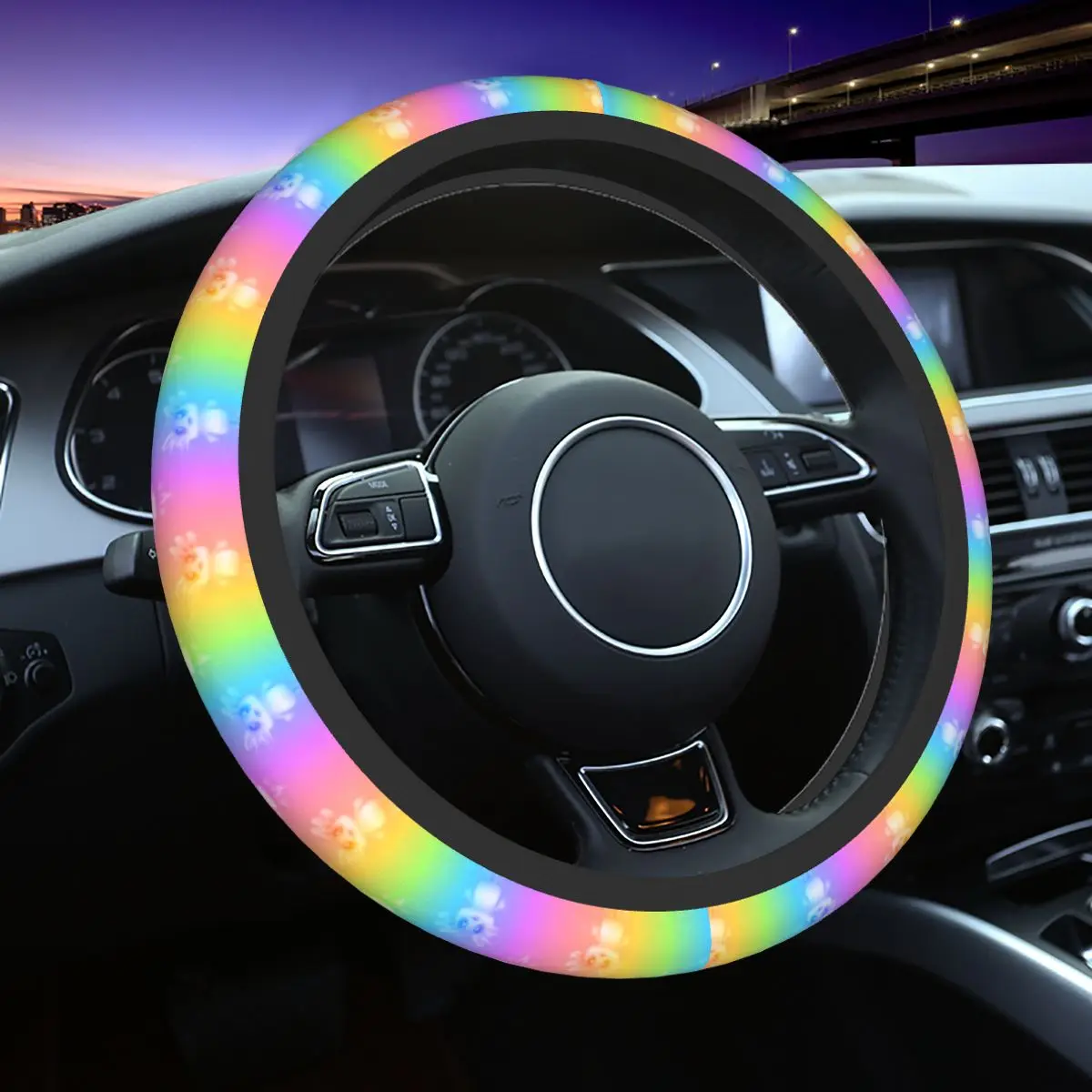 Axolotl Sea Animal Car Steering Wheel Cover 37-38 Elastic Colorful Auto Steering Wheel Protector Colorful Auto Car Accessories 
Axolotl Sea Animal Car Steering Wheel Cover 37-38 Elastic Colorful Auto Steering Wheel Protector Colorful Auto Car Accessories