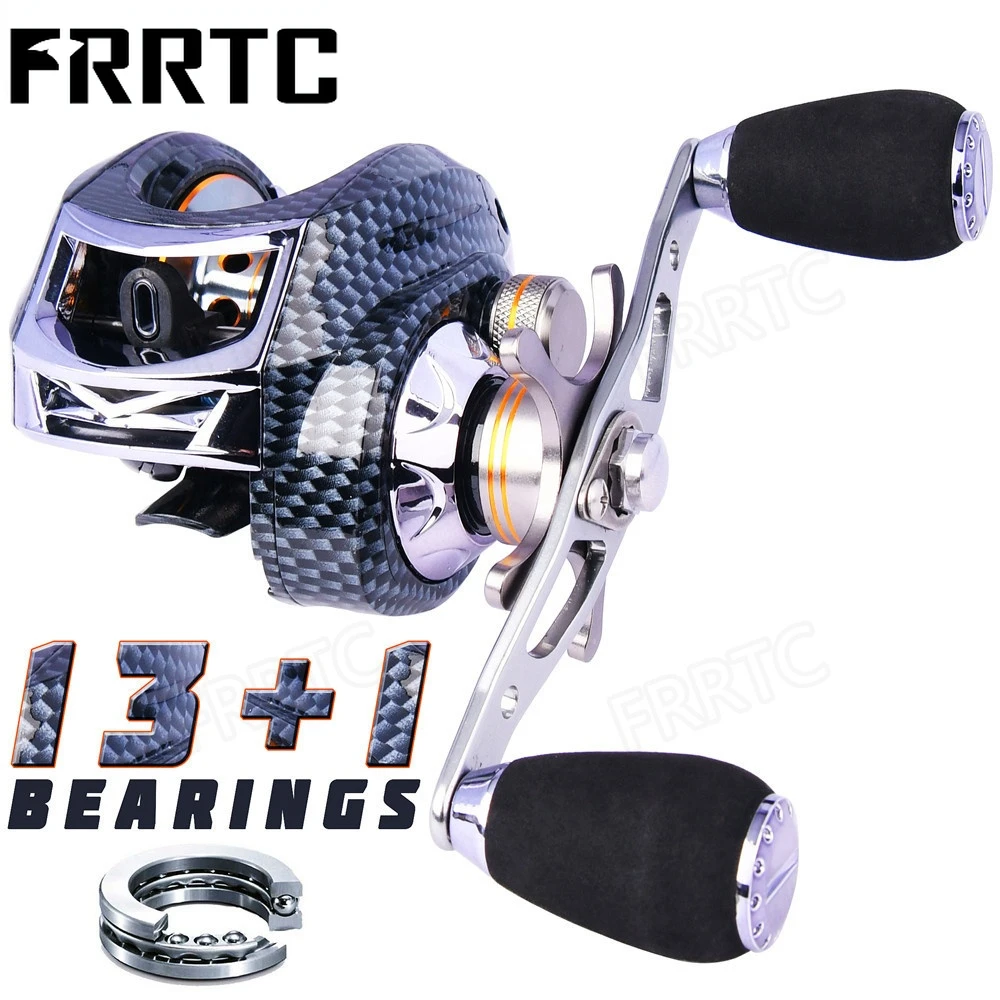 Baitcasting Fishing Reel 13+1 BB 6.3:1 Gear Ratio Left/Right Handle Casting Fishing Wheel for Saltwater Freshwater Fishing
Baitcasting Fishing Reel 13+1 BB 6.3:1 Gear Ratio Left/Right Handle Casting Fishing Wheel for Saltwater Freshwater Fishing