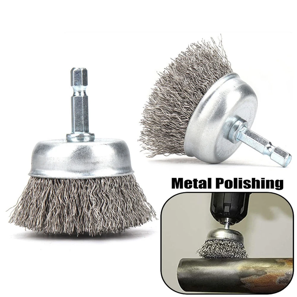 50mm Steel Wire Wheel Brush Electric Drill Mill Polishing Brushes For Drill Rotary Tool Metal Rust Removal Polishing Tools
50mm Steel Wire Wheel Brush Electric Drill Mill Polishing Brushes For Drill Rotary Tool Metal Rust Removal Polishing Tools