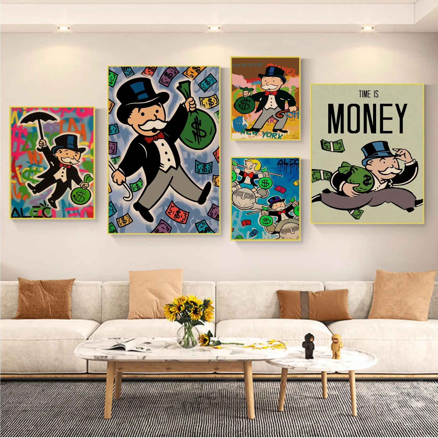 Monopoly Graffiti Art Money Classic Anime Poster Kraft Paper Sticker Home Bar Cafe Decor Art Wall Stickers
Monopoly Graffiti Art Money Classic Anime Poster Kraft Paper Sticker Home Bar Cafe Decor Art Wall Stickers