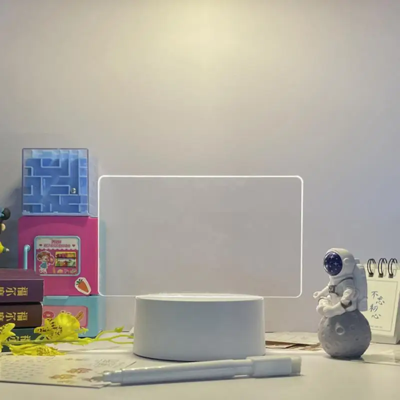 Note Board LED Night Light Rewritable Message Board with Pen Warm Soft Light USB Power Night Lamp Home Holiday Gift For Children
Note Board LED Night Light Rewritable Message Board with Pen Warm Soft Light USB Power Night Lamp Home Holiday Gift For Children