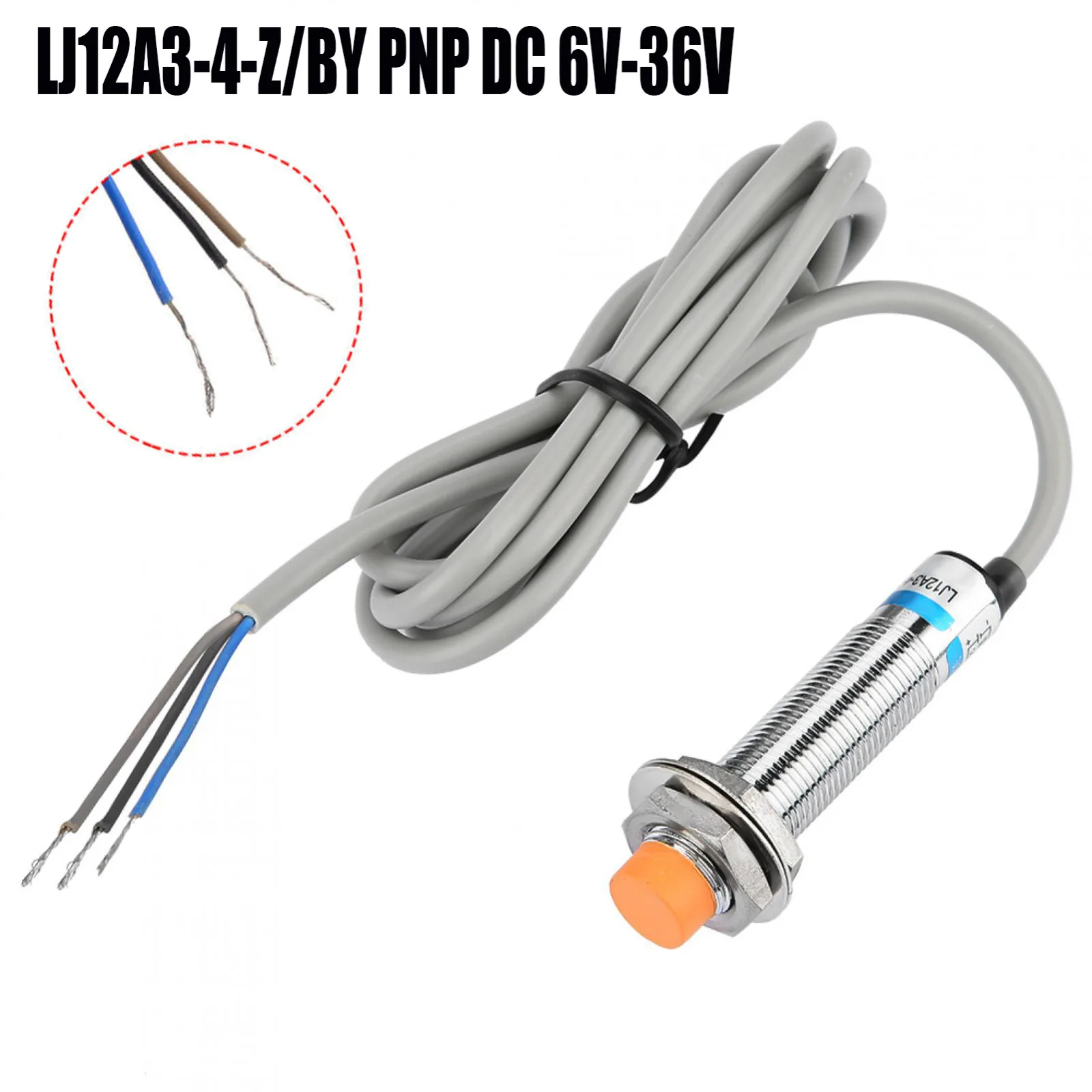 LJ12A3-4-Z/индуктивный датчик приближения, переключатель, PNP Постоянный ток 6V-36V Цилиндрический постоянный ток, 3 линии для индустрии, счетчик час...
LJ12A3-4-Z/индуктивный датчик приближения, переключатель, PNP Постоянный ток 6V-36V Цилиндрический постоянный ток, 3 линии для индустрии, счетчик час...