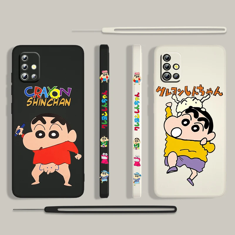 Crayon Shinchan Japan Anime For Samsung Galaxy A73 A53 A33 A52 A32 A22 A71 A51 A21S A03S A50 5G Liquid Left Rope Phone Case Capa
Crayon Shinchan Japan Anime For Samsung Galaxy A73 A53 A33 A52 A32 A22 A71 A51 A21S A03S A50 5G Liquid Left Rope Phone Case Capa