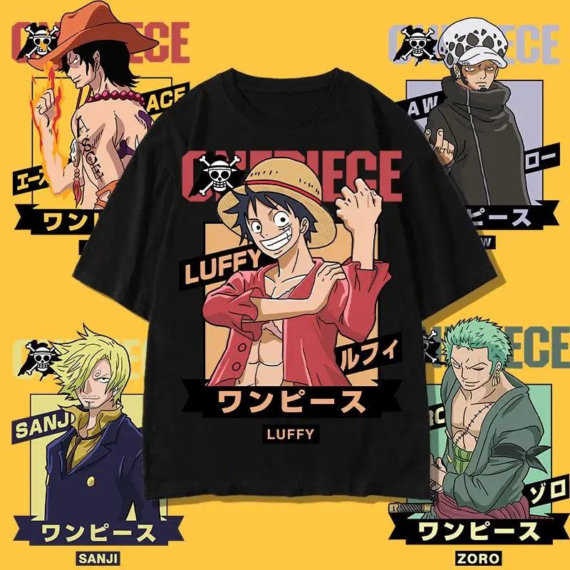 2023 хлопковые футболки с принтом из аниме One Piece, детская одежда с круглым вырезом и коротким рукавом Luffy Zoro, детские подарки
2023 хлопковые футболки с принтом из аниме One Piece, детская одежда с круглым вырезом и коротким рукавом Luffy Zoro, детские подарки