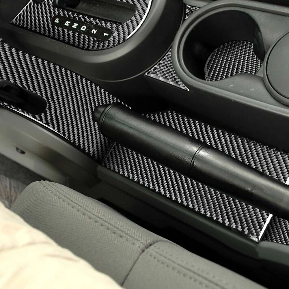 1 Set Gear Shift Cover Trim Carbon Fiber For Jeep Wrangler JK 2007-2010 2009 Interior Decoration Sticker Car Truck Accessories
1 Set Gear Shift Cover Trim Carbon Fiber For Jeep Wrangler JK 2007-2010 2009 Interior Decoration Sticker Car Truck Accessories