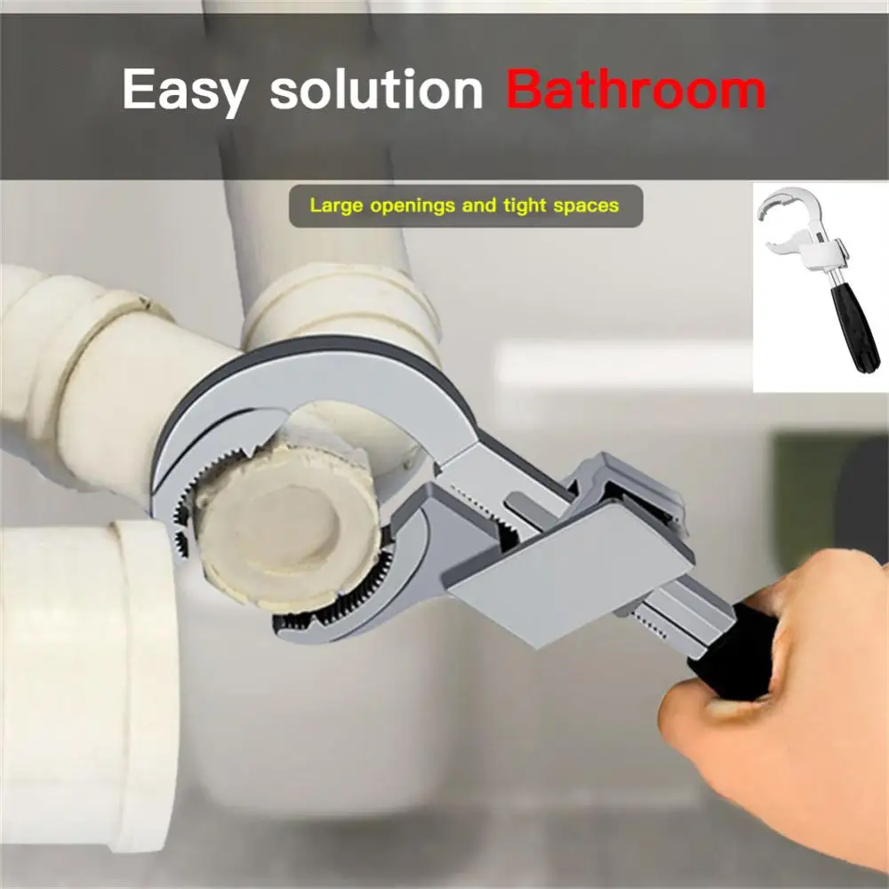 Faucet Wrench Multifunctional Adjustable Large Opening Spanner And Household Kitchen Bathroom Antiskid Repair Disassembly Tools
Faucet Wrench Multifunctional Adjustable Large Opening Spanner And Household Kitchen Bathroom Antiskid Repair Disassembly Tools