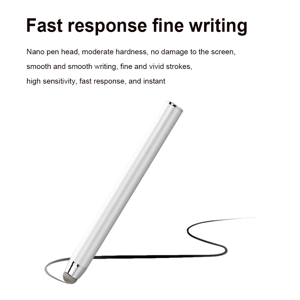Universal Touch Screen Pen Aluminum Alloy Capacitive Screen Touch Pen Sensitive Smooth for School Classrooms Corporate Meetings
Universal Touch Screen Pen Aluminum Alloy Capacitive Screen Touch Pen Sensitive Smooth for School Classrooms Corporate Meetings