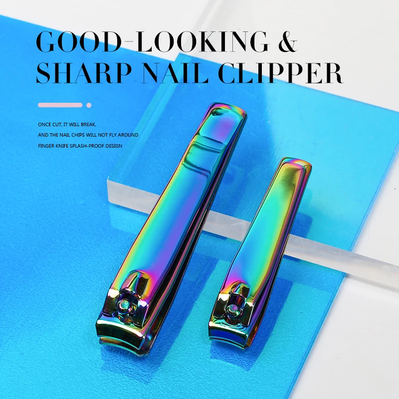 Nail Clippers Stainless Steel Two Sizes Manicure Fingernail Cutter Thick Hard Toenail Scissors tools
Nail Clippers Stainless Steel Two Sizes Manicure Fingernail Cutter Thick Hard Toenail Scissors tools