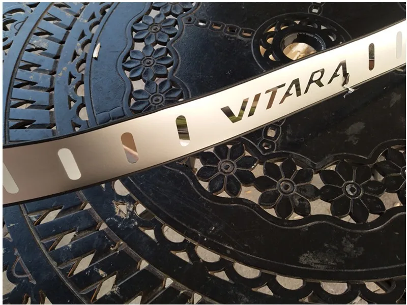rear styling Stainless Steel Ultra thin Rear bumper Protector Sill for Suzuki Vitara 2015~2019 Car Styling
rear styling Stainless Steel Ultra thin Rear bumper Protector Sill for Suzuki Vitara 2015~2019 Car Styling