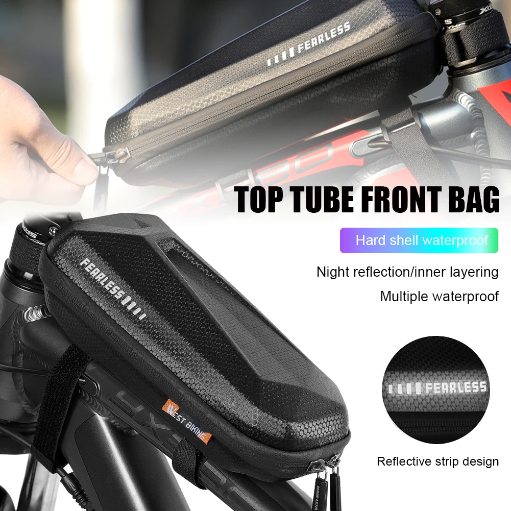 Bicycle Front Frame Bag Bicycle Storage Bag Phone Holder Hook and Loop Fastener Pouch Reflective Design MTB Cycling Equipment
Bicycle Front Frame Bag Bicycle Storage Bag Phone Holder Hook and Loop Fastener Pouch Reflective Design MTB Cycling Equipment